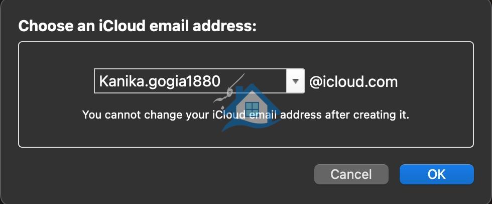 آدرس ایمیل iCloud را در مک وارد کنید