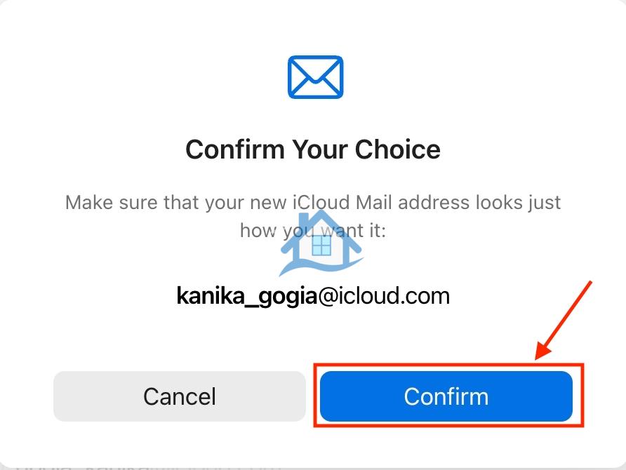 آدرس ایمیل خود را در iCloud Mail تأیید کنید