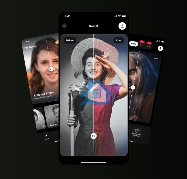 رابط کاربری PhotoApp iOS