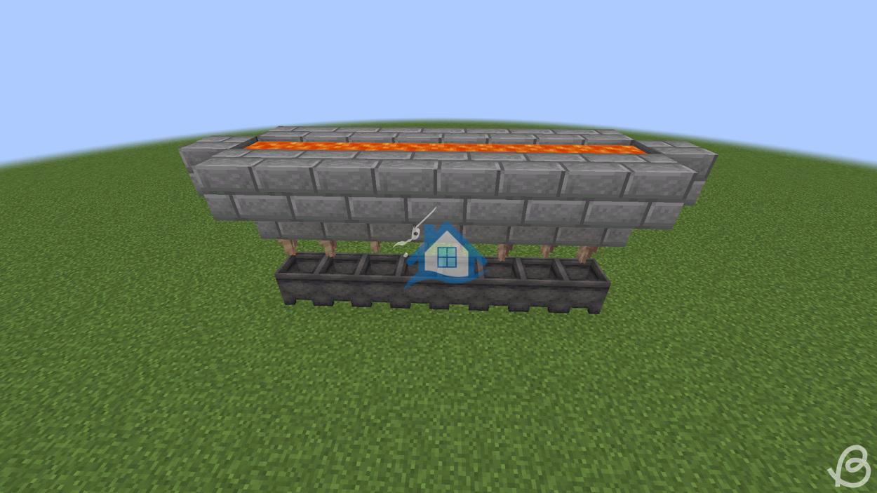 گدازه اضافه شده در محوطه نگهداری و مزرعه گدازه در Minecraft انجام می شود