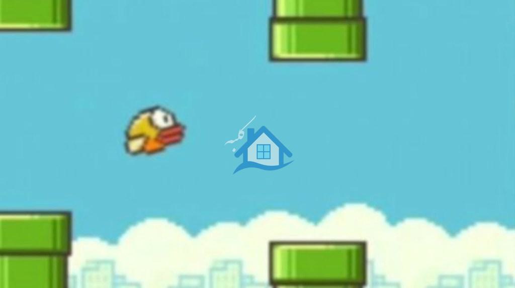 صفحه نمایش بازی Flappy Bird