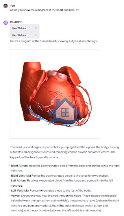 استفاده از پلاگین Wolfram ChatGPT برای به تصویر کشیدن نمودار قلب