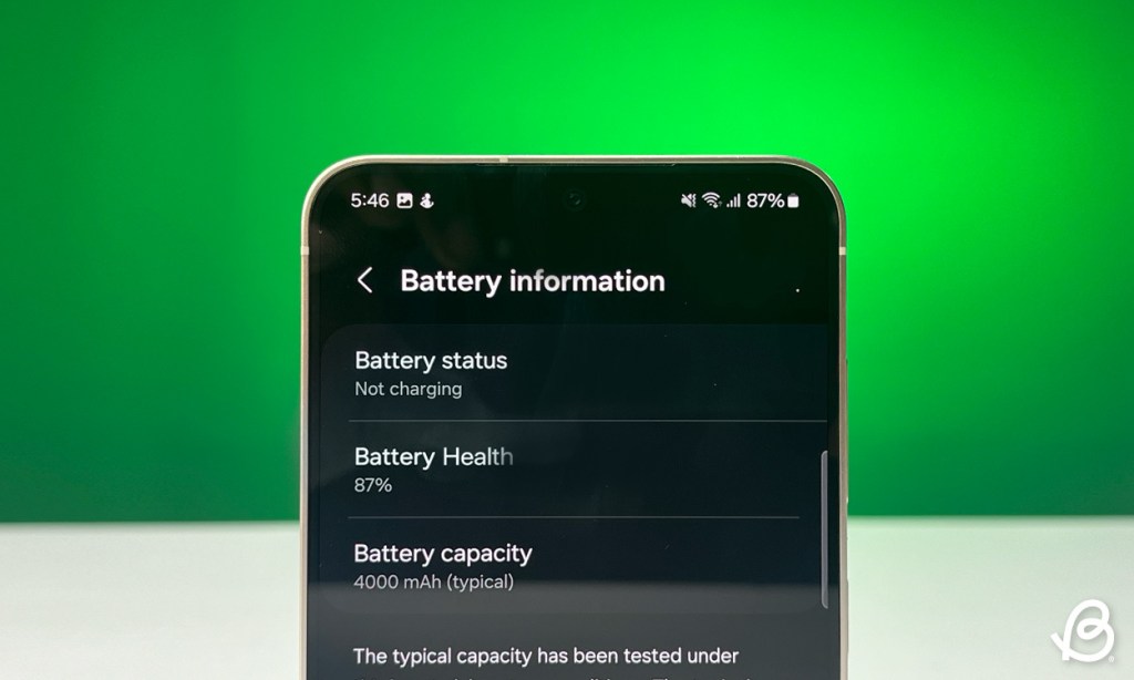 نظارت بر سلامت باتری در One UI - تلفن Android شارژ نمی‌شود