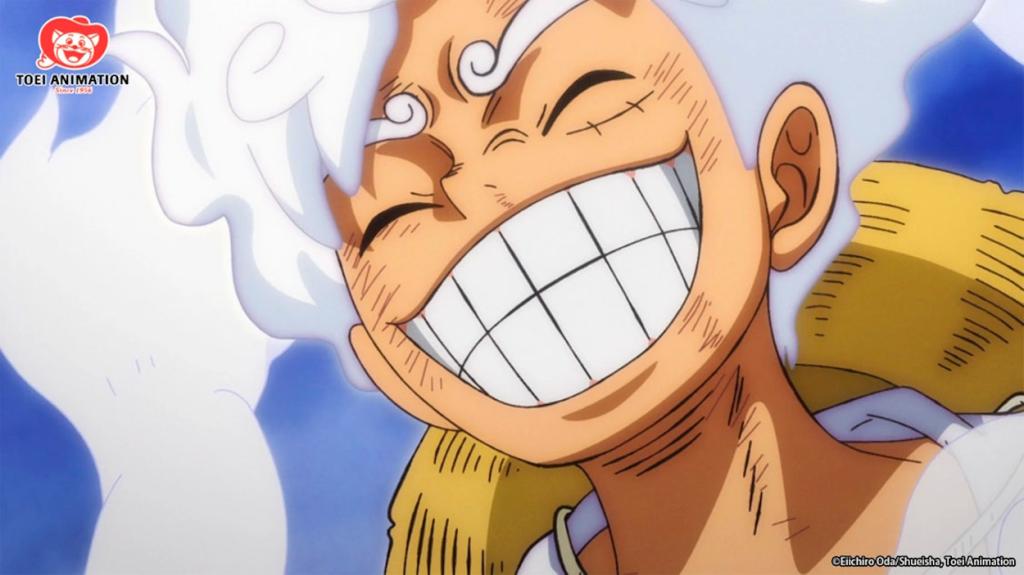 لبخند لوفی در دنده 5 در One Piece