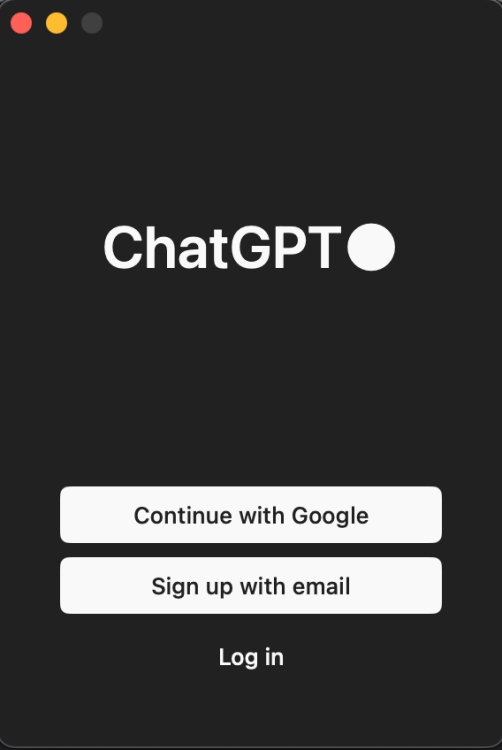 وارد برنامه Mac ChatGPT شوید